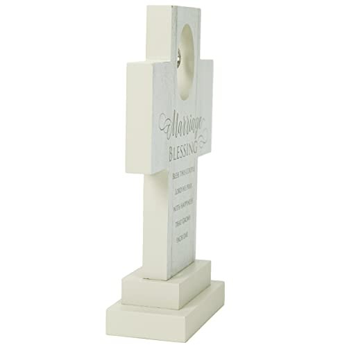 , One Size, Standing Cross-Multicolored, Multi Marriage Blessing
