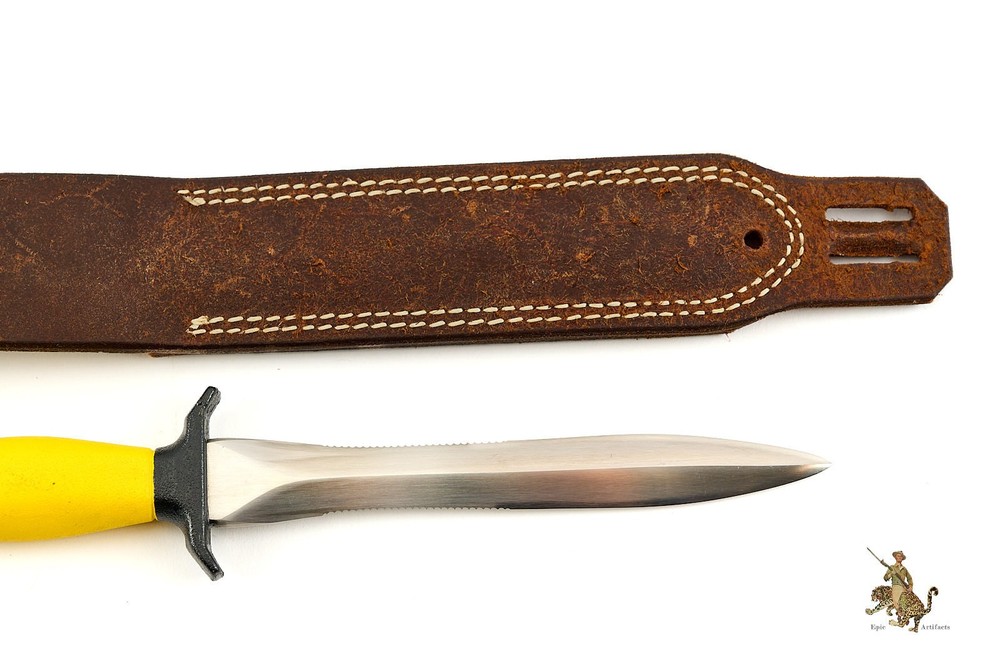 1971 Gerber Mark II Dive Knife with Leather Sheath