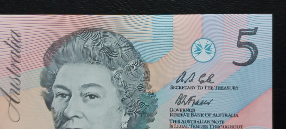 Australia 5 dollars, 1992, Prefix-AA, Fraser/Cole, Polymer, (P-50a)
