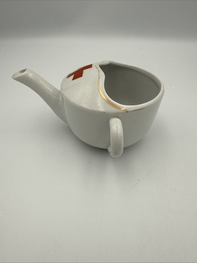 Vintage Invalid Feeding Cup Red Cross