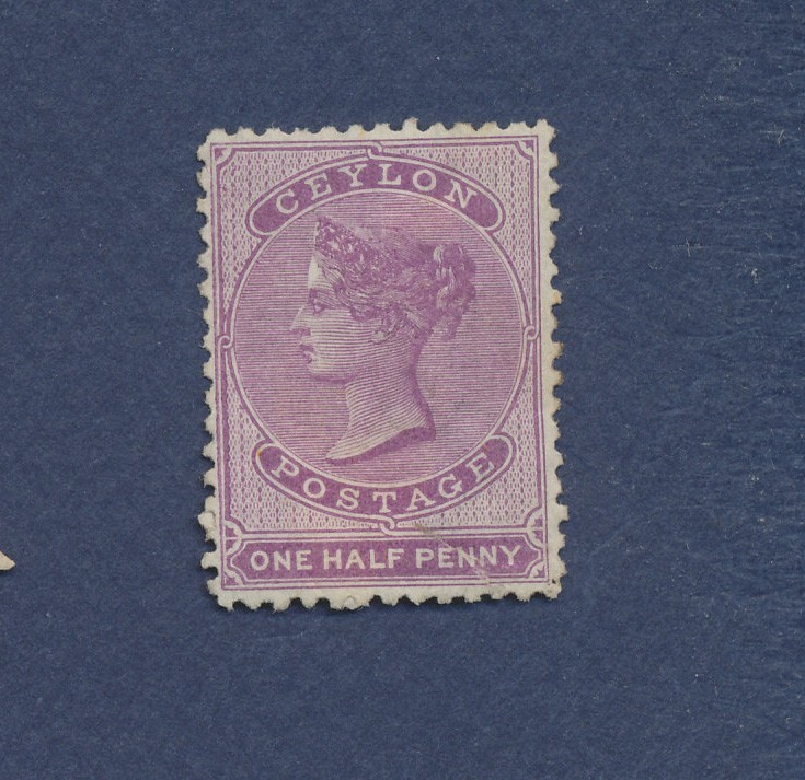 CEYLON - Scott 38 - hinged - Queen Victoria --b