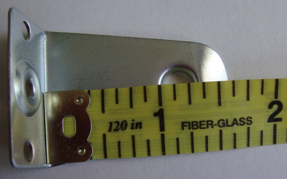 2" Horizontal Blind Hold Down with Pins, METAL for DURABILITY
