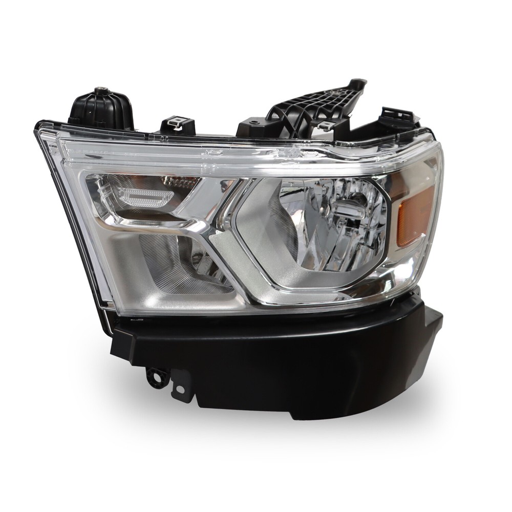 For 2019-2023 Dodge RAM 1500 Chrome Halogen Headlight Headlamp Left Driver