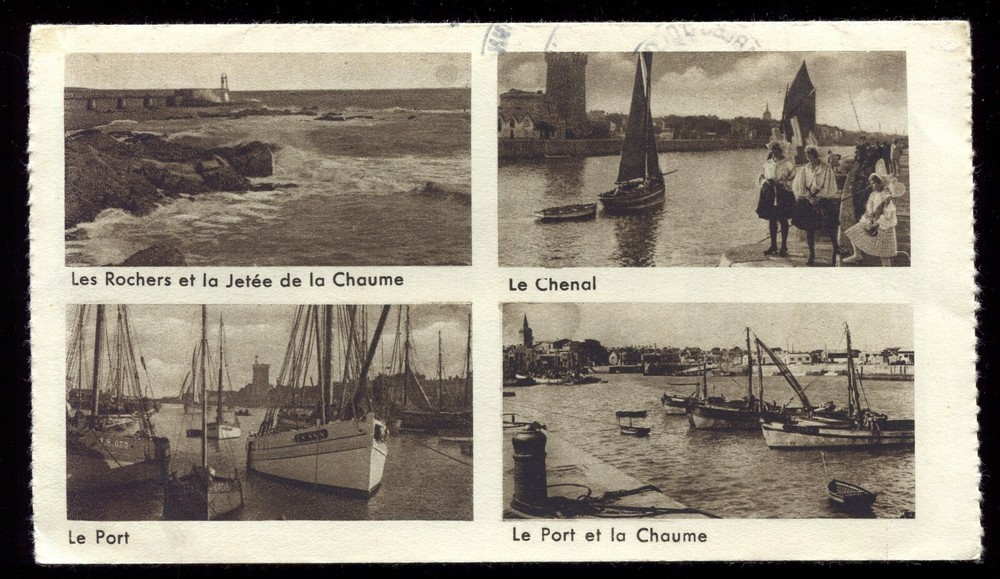 advertising leaflet letter "Les Sables d'Olonnes" Vendée