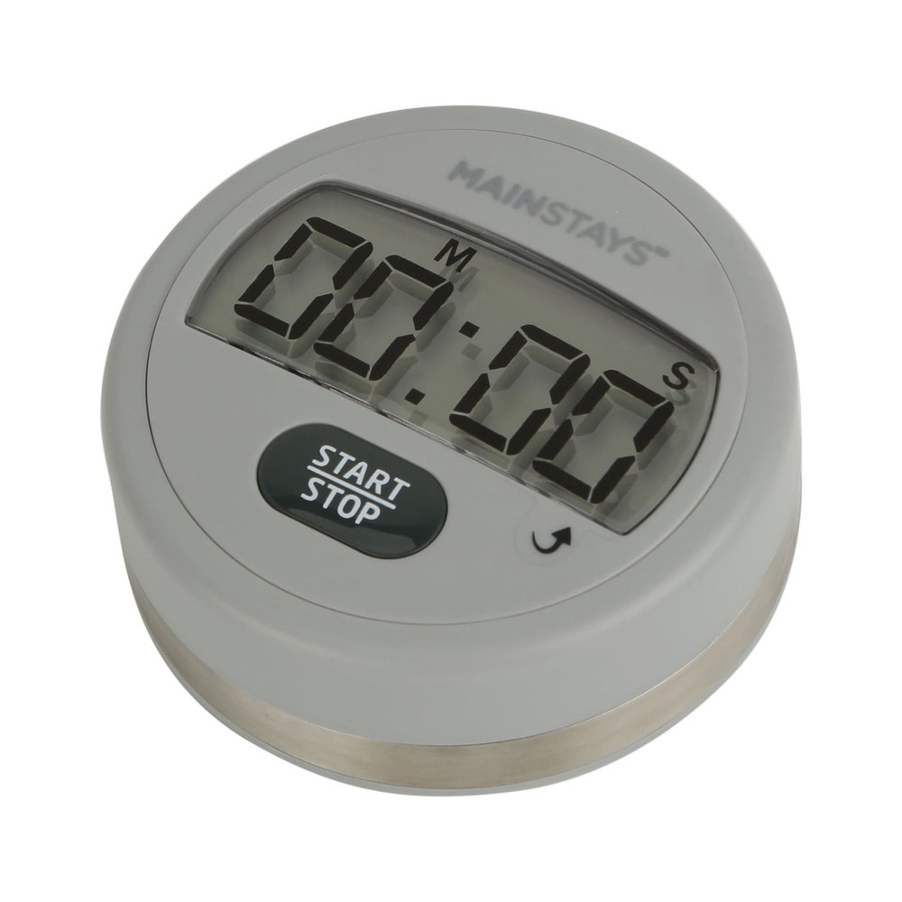 Mainstays Digital Kitchen Timer, Magnetic Countdown Count up Timer Large Display