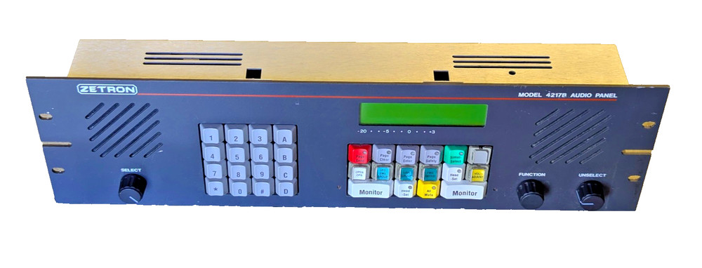 Zetron 4217B Audio Panel Power; untested