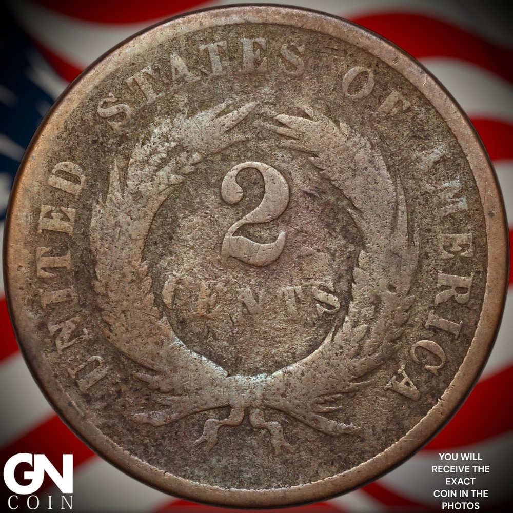 1867 2 Cent Piece A8683