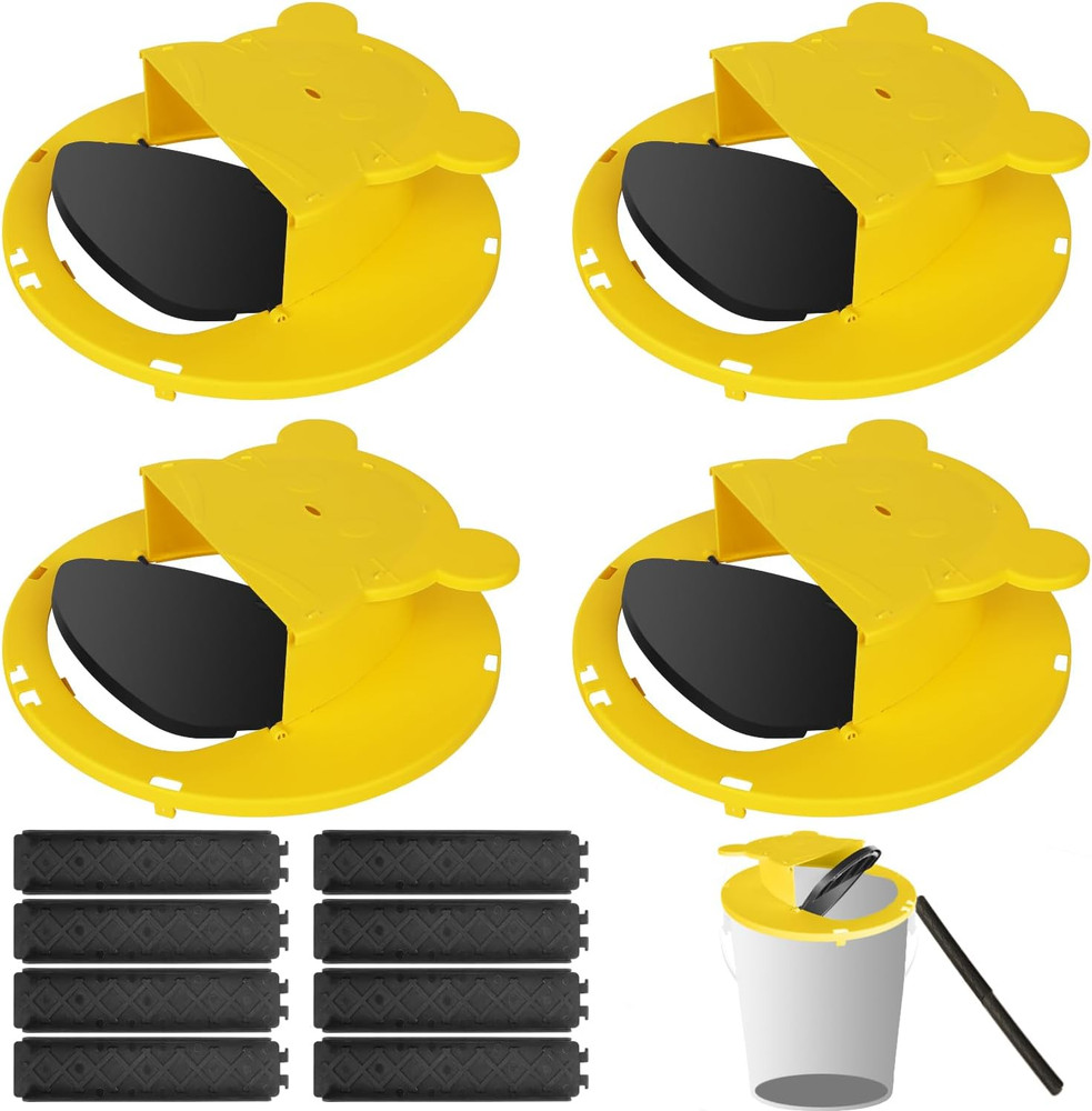 Mouse Trap Bucket - Mouse Traps Indoor for Home - Multi-Catch Auto-Reset Humane