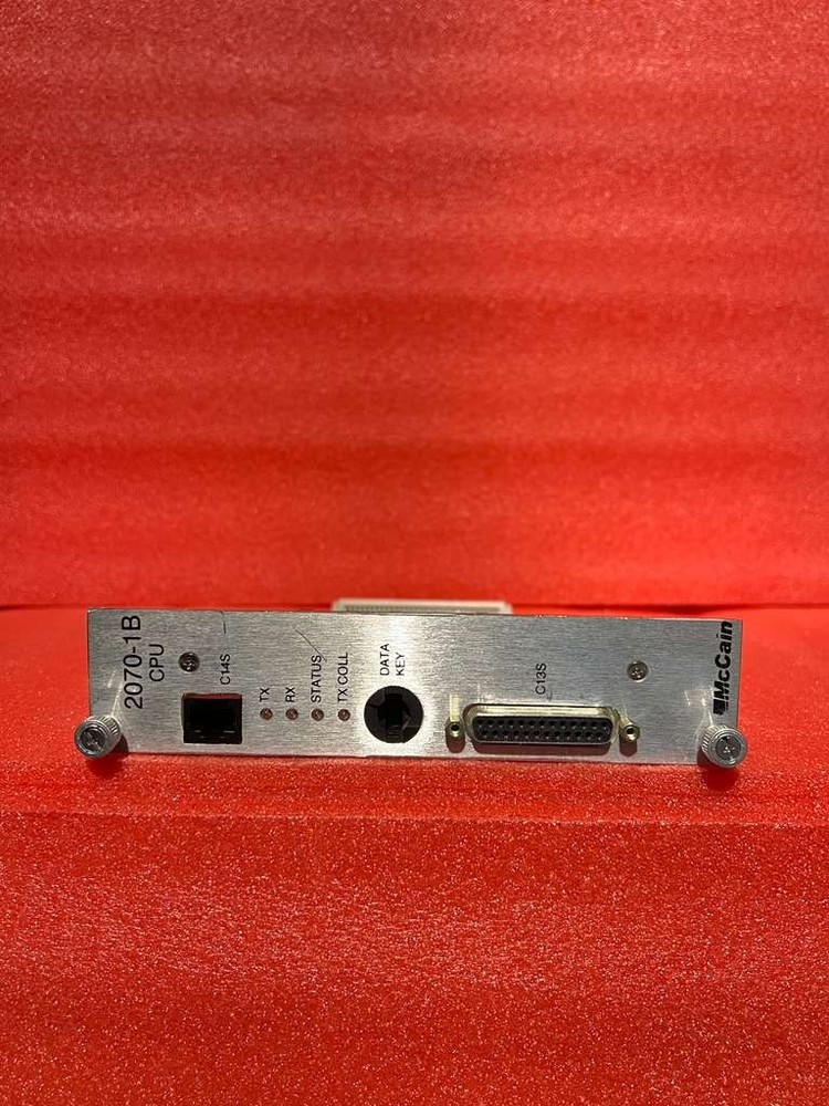 McCain CPU MODULE 2070-1B real-time operating system M34607 M34606 ECONOLITE
