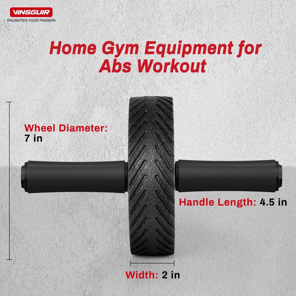 Ab Roller Wheel - Ab Workout Equipment for Abdominal & Core Strength Training...