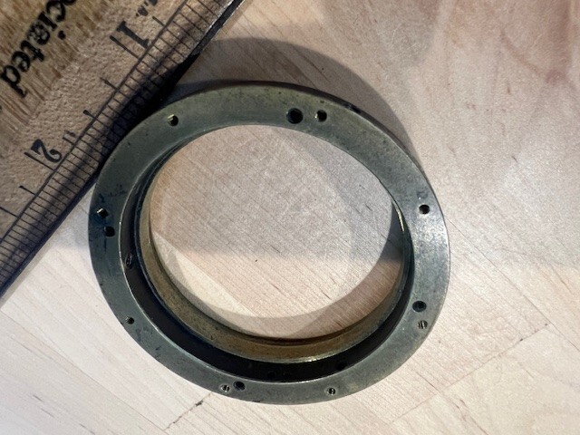 Vintage Brass Retaining Ring/Flange / Camera