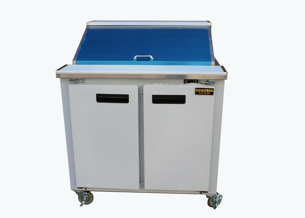 Cooltech 2 Door Refrigerated Sandwich Prep Table 36"