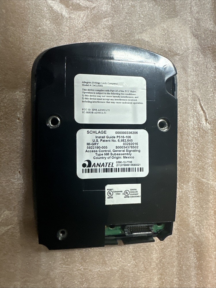 SCHLAGE MT2-GRY CARD READER, NEW - OPEN BOX