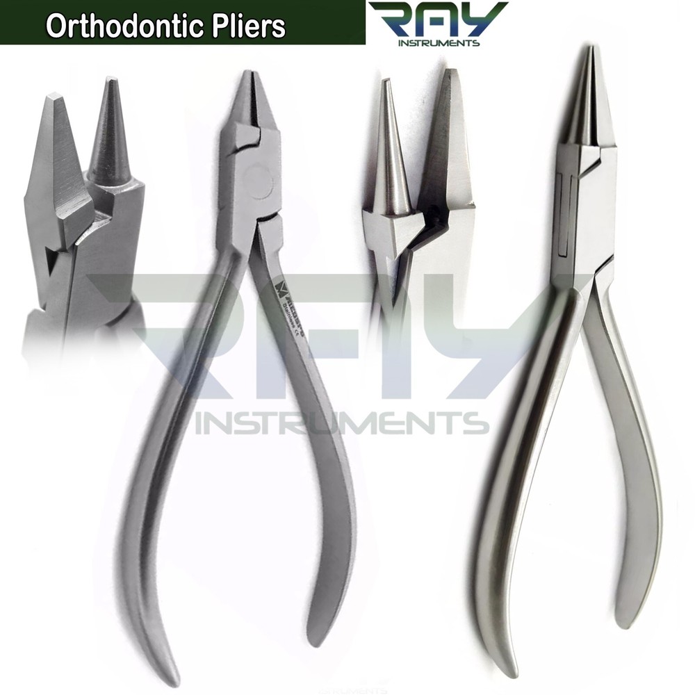 Orthodontic Light Wire Bending Plier Bird Beak Angle Loop Forming Dentist Pliers