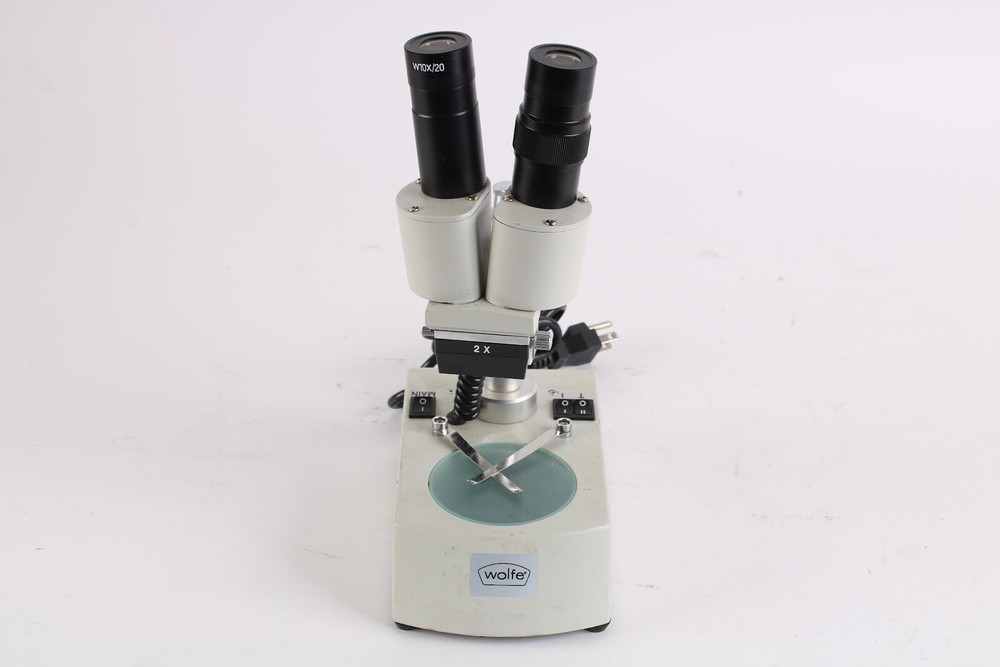 Wolfe 2X Microscope W/ 2x W10X/20 Eyepieces
