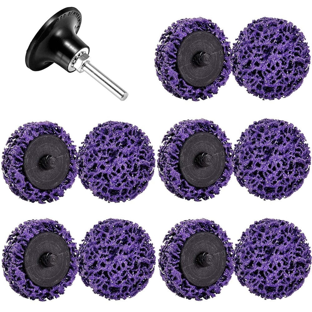 11 Pack 2" Quick Change Easy Strip It Discs for Drill, Paint Stripper...