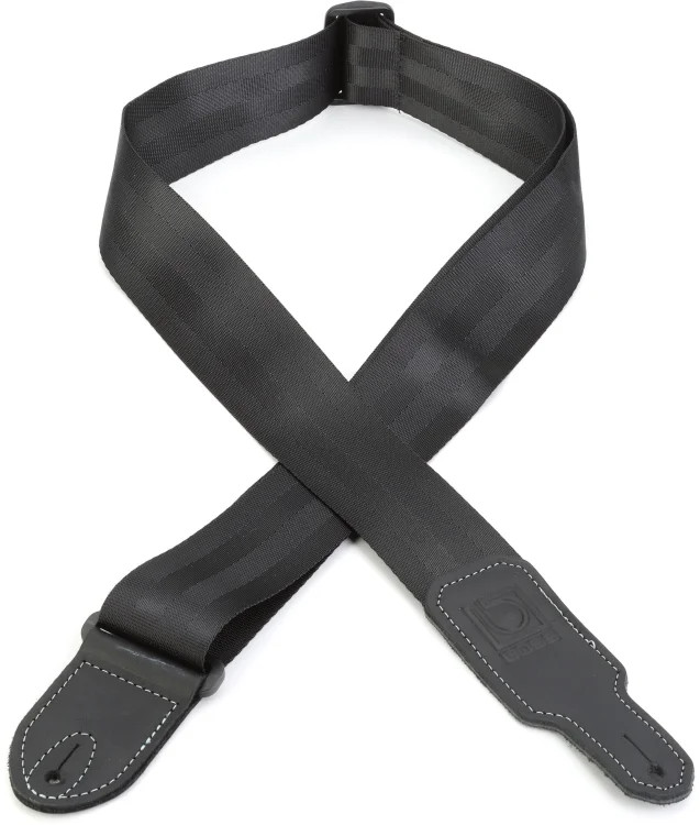 Boss Nylon Seatbelt Guitar Strap - Black