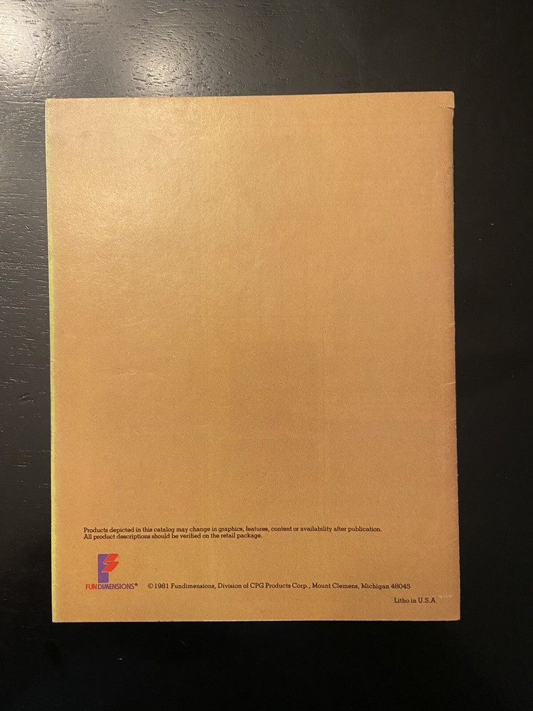 1981 LIONEL TRAINS CATALOG-RARE EDITION