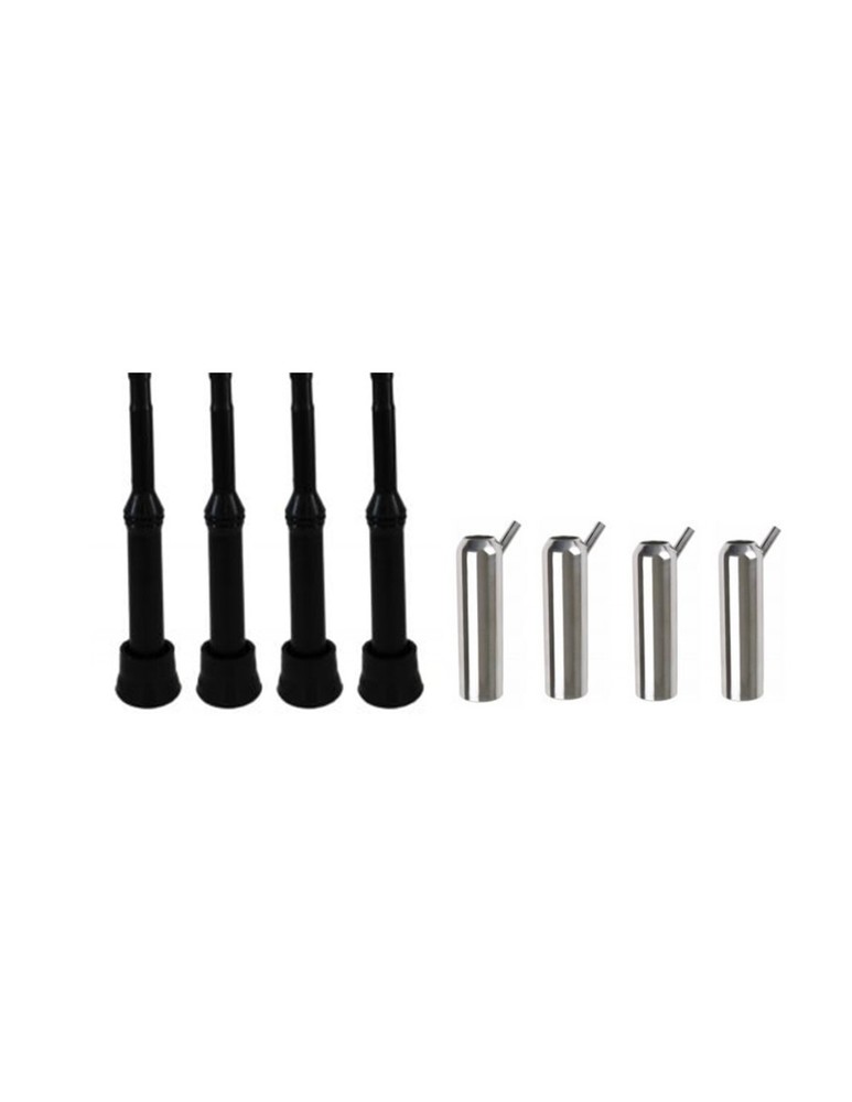 Melasty, Dwarf Cow Rubber Liners/Medium Size Teat with Stainless Steel Shells