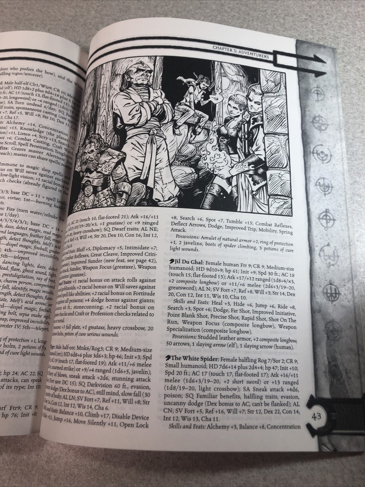 D&D 3rd Ed Enemies and Allies WTC11852