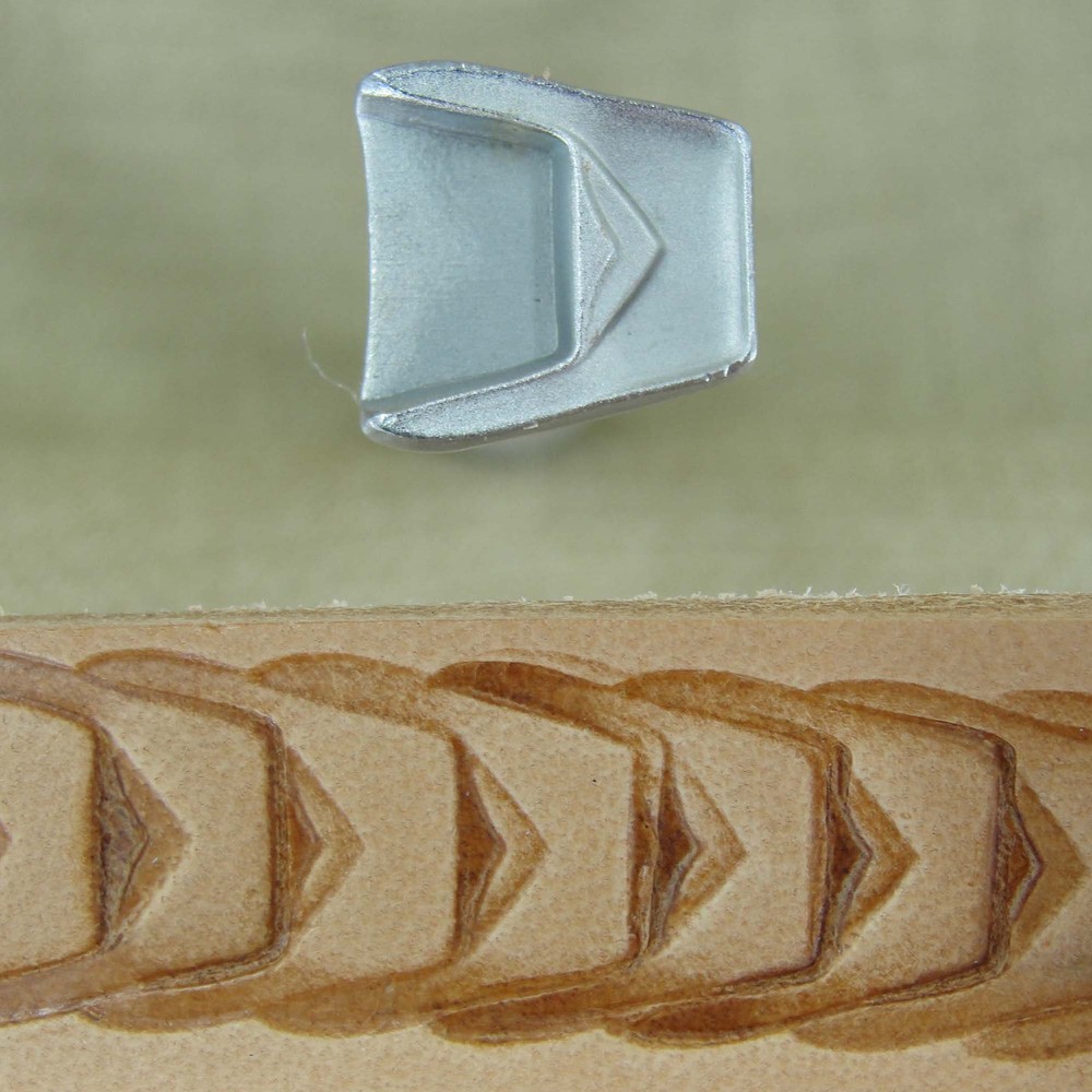 Stainless Steel Craftplus - Staple Border Stamp (Leather Stamping Tool)