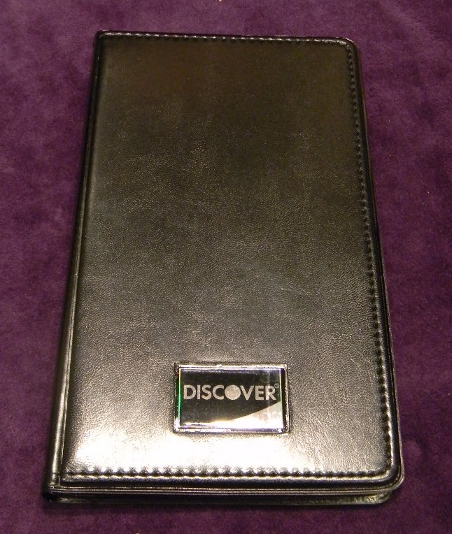 NEW 10 PCS DOUBLE PANEL CHECK PRESENTER DISCOVER RESTAURANT SERVER BOOKS LOT