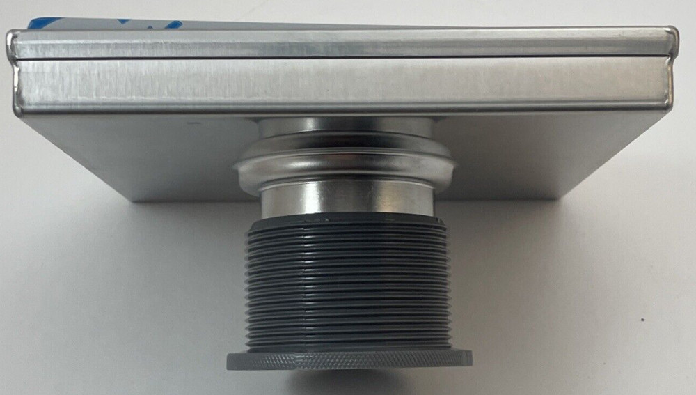 B&K 6? Zero Pattern Grating Square Model Shower Drain, Polished Chrome Open Box