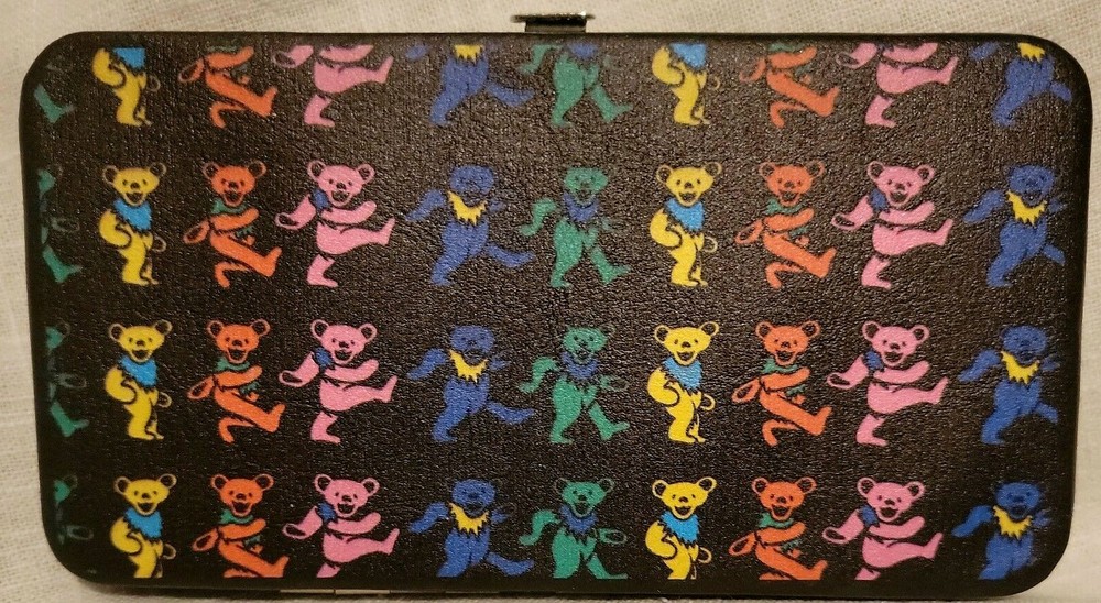 GRATEFUL DEAD DANCING BEAR HINGED WALLET