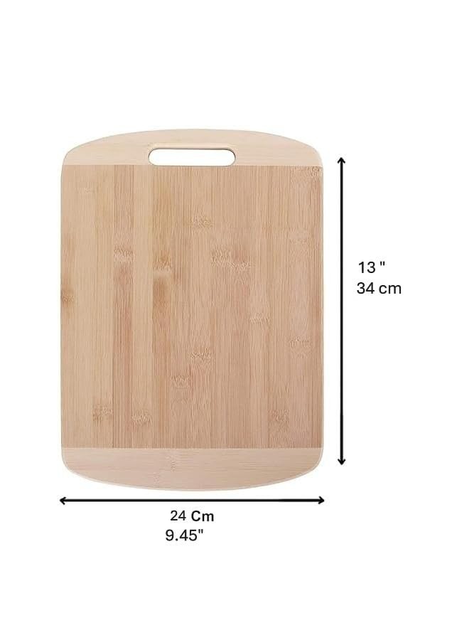 Wooden Chopping Board for Kitchen Smooth Surface with Grip Handle, For Cuttin...