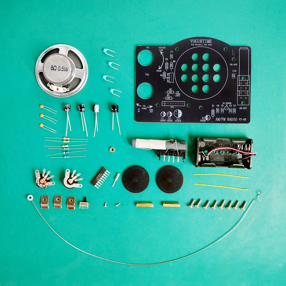 AM FM Radio Kit Soldering Project Kit for Learning Practicing Teaching Electroni