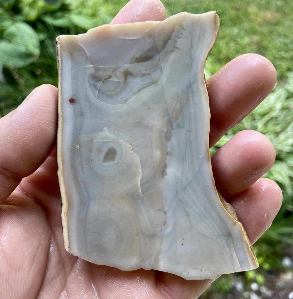 Banded Chalcedony Slab 2.84 Oz