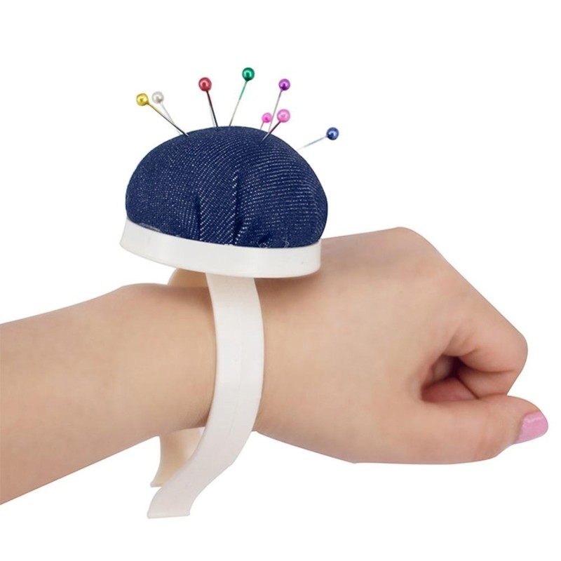 Wrist Strap Sewing Needle Pin Cushion DIY Craft for Cross Needlework Safe