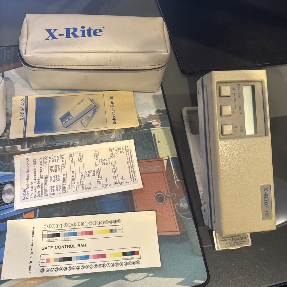 XRITE 418 COLOR REFLECTION DENSITOMETER