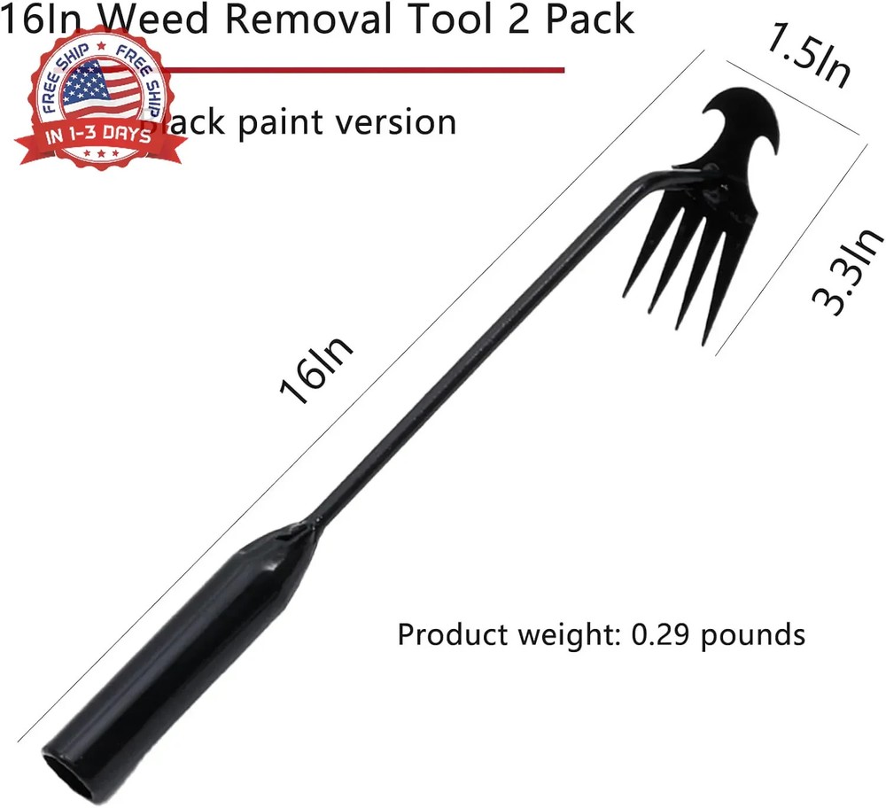 Weed Puller Tool Garden Weed Pulling Tool, Portable Garden Weeder Tool Uprooting