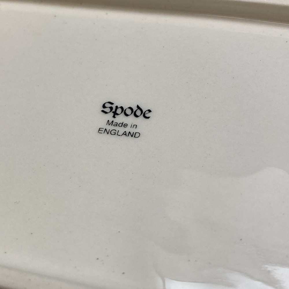 Spode Trade Winds Blue Butter Dish