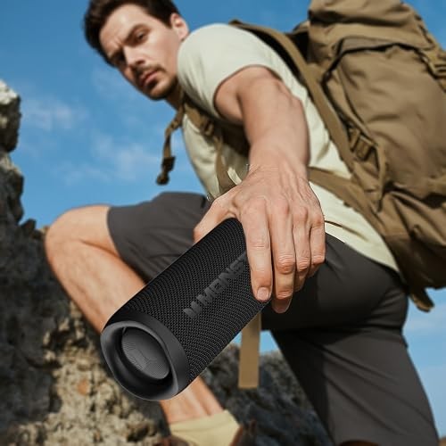 Bluetooth Speaker, Wireless Portable Outdoor Bluetooth Speakers, 60W Black