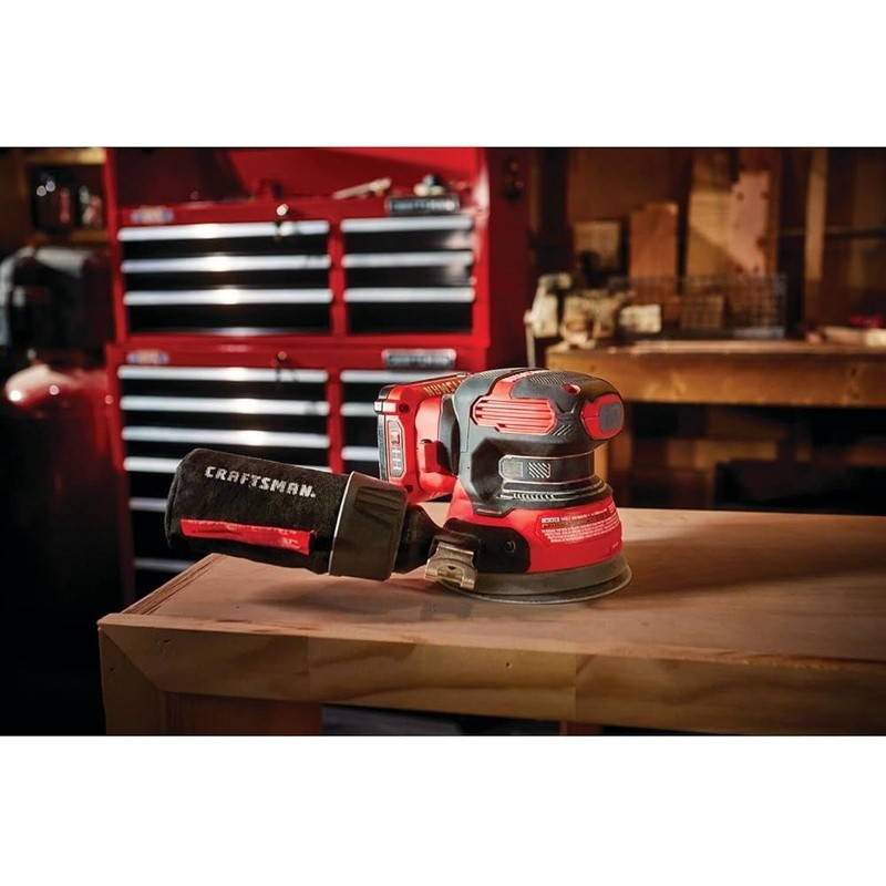 V20 Cordless Random Orbit Sander 12000 OPM Tool Only Dust Collection System New