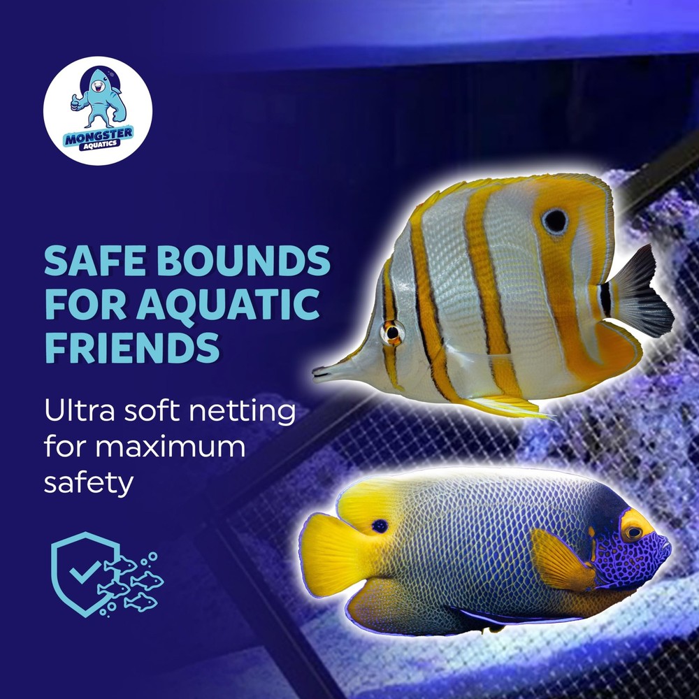 Clear Mesh Netting Material - 4'X5' - Plastic Mesh Screen Netting for Fish