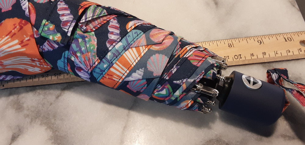 NWT Vera Bradley Essential Mini Umbrella Seashell-ebrate MSRP $39.00