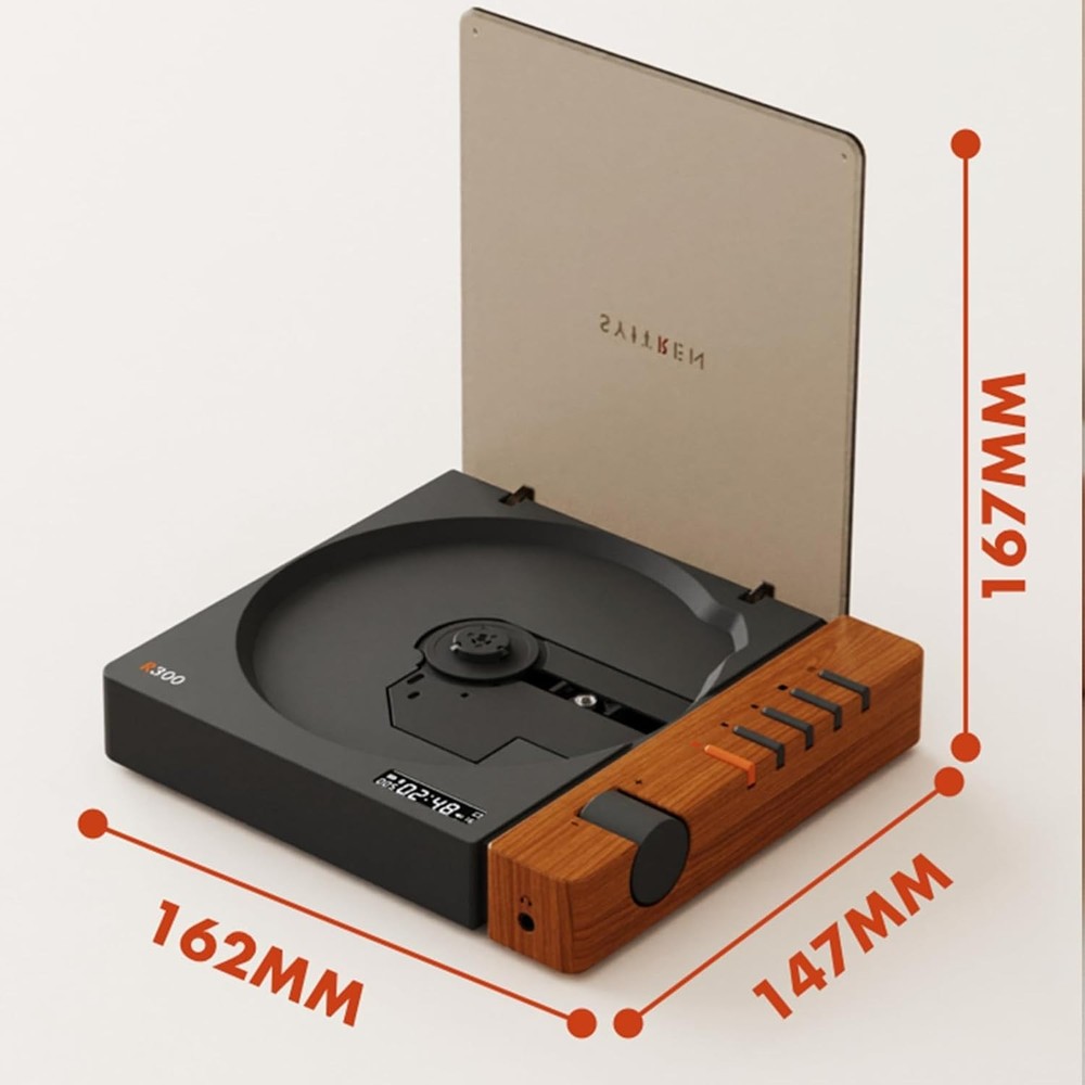 Multi-Functional CD Player with Bluetooth & High-Fidelity Audio - R300 Model