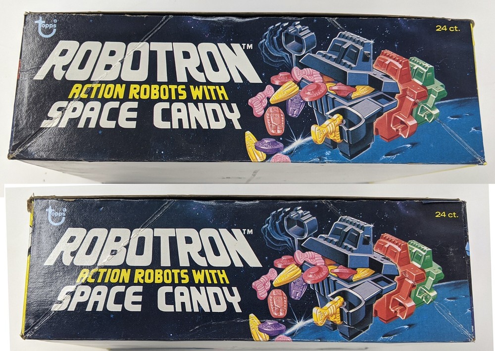 1978 Topps Robotron Action Robots Space Candy Complete 24 Count Box