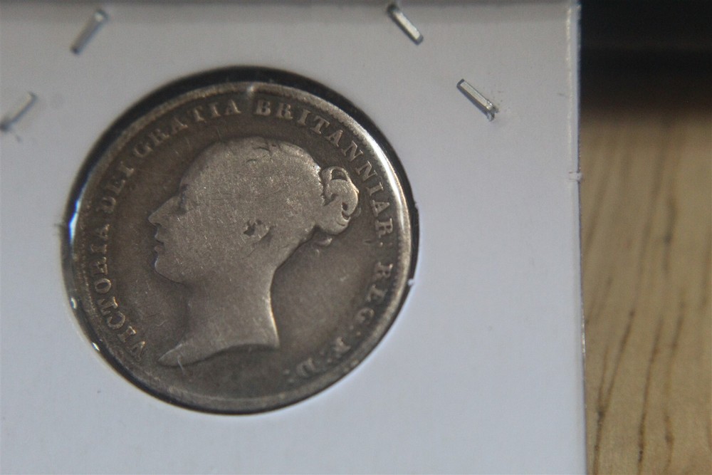 GREAT BRITAIN 6 PENCE 1853 SILVER KM733.1