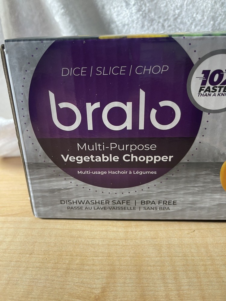 🆕 Bralo Multi-purpose Vegetable Chopper 15 Pieces White