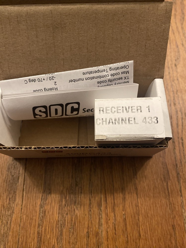 SDC 400RC433 Security Door Controls Receiver 1 Channel