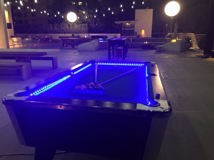 16.4FT RGB Billiard pool table decorative lights Color Changing