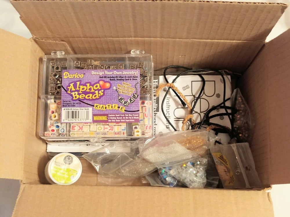 Beginners Or Child's Beading Kit & More