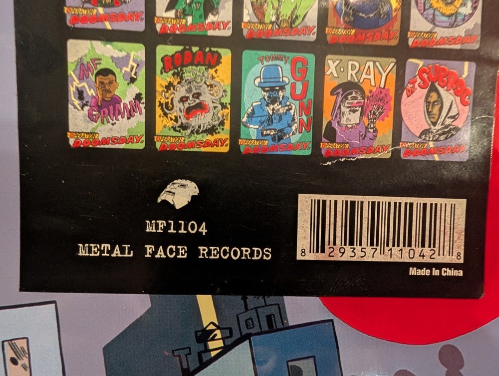 MF Doom DOOMSDAY Lunchbox RARE