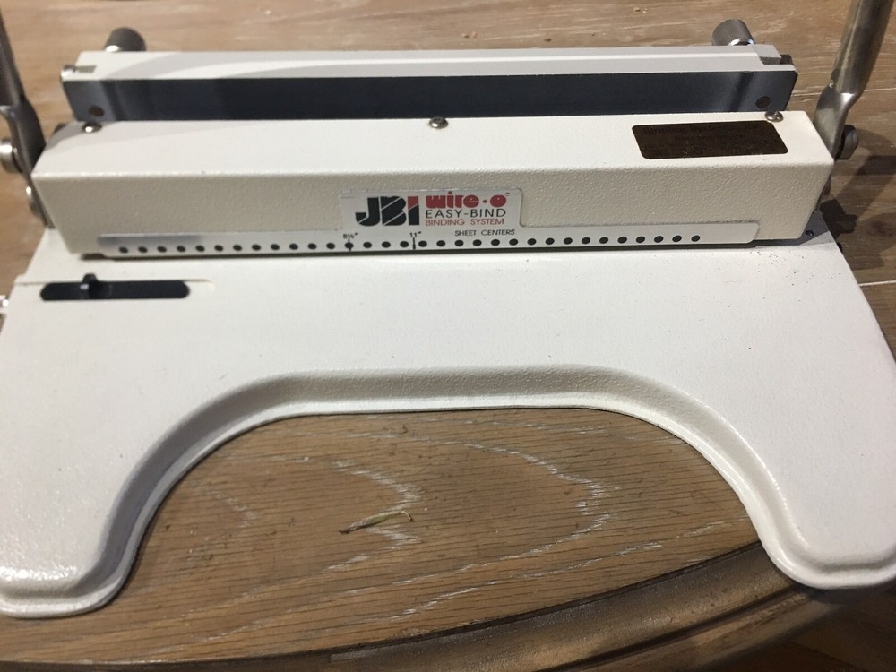 Jbi Wire O Easy Bind System Binding Machine