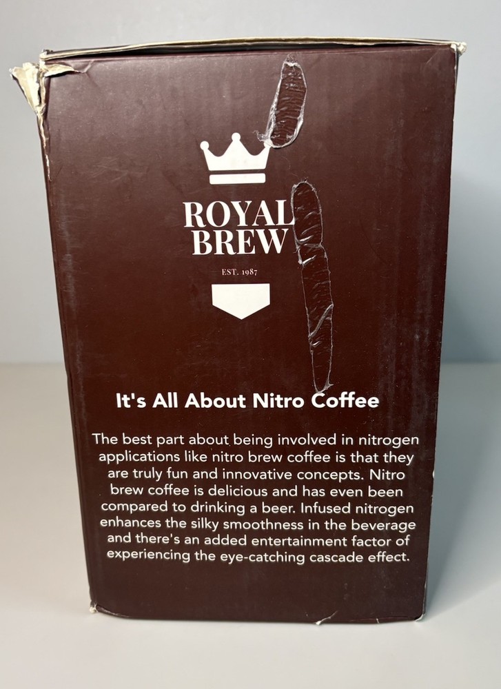 The Original Royal Brew Nitro Cold Brew Coffee Maker - Pre-Owned (READ)