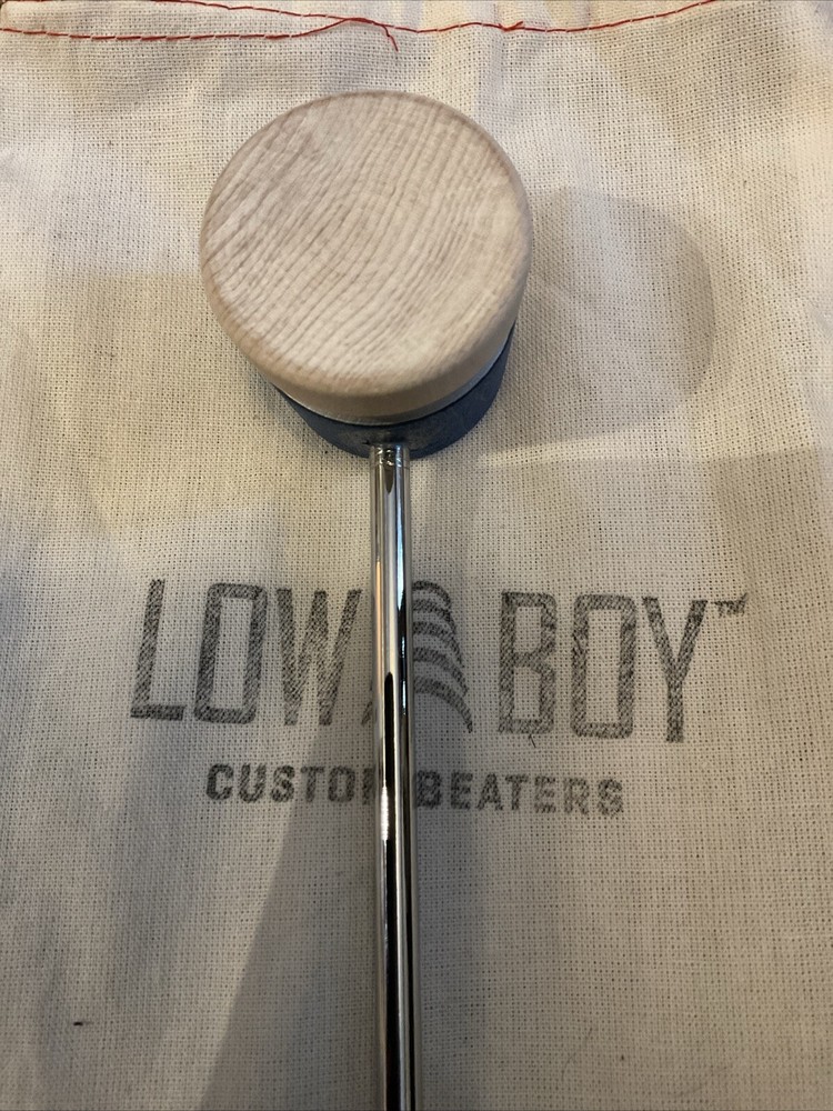 Low Boy Lightweight Beater, Blue/White With Silver Sparkle Stripe